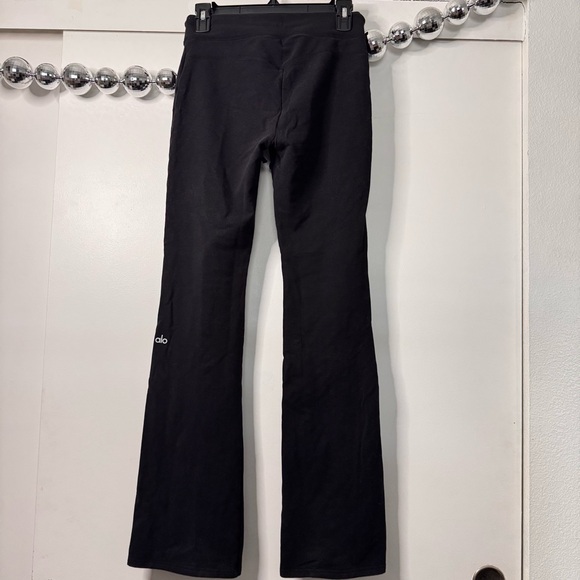 Alo Yoga Sway Bootcut Sweatpant Leggings Black - Picture 9 of 10